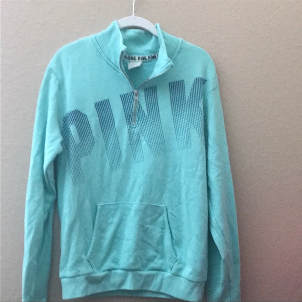 Pink Victoria Secret half way zip up.